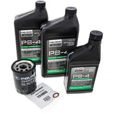 Powersports Authority Polaris oil kit front packaging showing kit contents and compatibility benefits