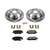 PowerStop front packaging showing kit components and clear fitment details for easy selection