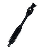 POWERWORKS front view of steering shaft showing bolt holes and fitment for easy replacement