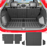 powoq cargo mat front view showing full trunk coverage and protection benefits