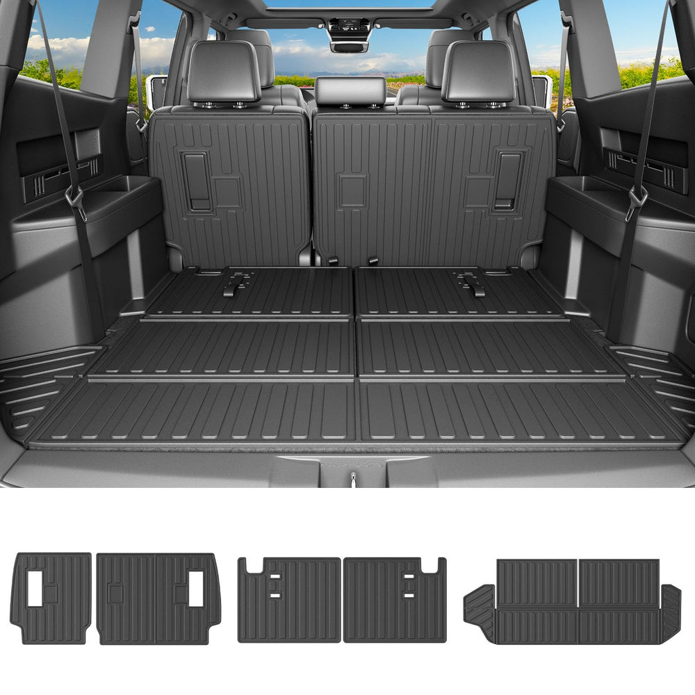powoq cargo mat front packaging showing fitment and benefit of tailored protection