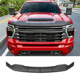powoq front view hood deflector showing sleek shield and protective coverage