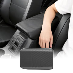powoq front view installed on Bronco console showing neat protection and fit