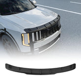 powoq front view of hood protector showing clean styling and paint protection