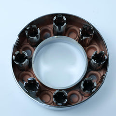 PPCovers installed on F350 front wheel showing correct fit and restored appearance