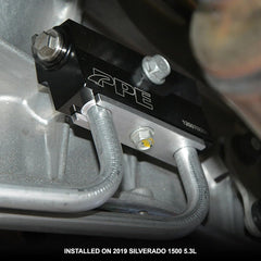 PPE valve close-up of fluid port and seal for reliable leak prevention