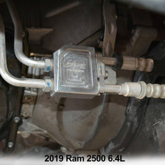 Pacific Performance Engineering installed valve in Ram engine bay demonstrating direct-fit upgrade and cooling benefit