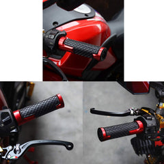 PPXIONG grips installed on a CBR handlebar demonstrating secure ergonomic fit