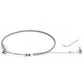 PQY 24-inch throttle cable kit front view showing complete components and durable build