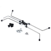PQY front view of LS steam vent kit showing assembled 4‑port manifold for tidy routing