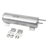 PQY polished overflow tank front view showing compact design and clean look