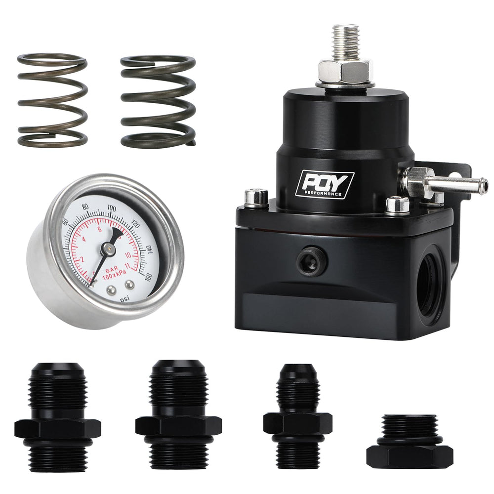 PQY regulator front profile showing AN ports and robust mounting for reliable control