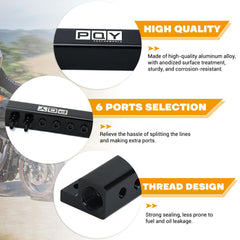 PQY vacuum block with included plugs and mounting hardware for quick installation
