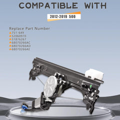 Predep close-up of motor and electrical connector for easy plug-and-play replacement benefit