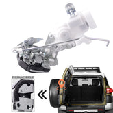 Predep front view of liftgate actuator showing fit and alignment benefit