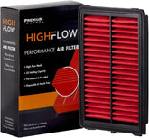 Premium Guard front packaging showing filter and brand, clear fitment benefit