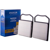 Premium Guard front view of PG PA99235 showing fit and intake alignment benefit