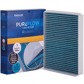 Premium Guard PUREFLOW front view showing filter frame and pleats for easy replacement