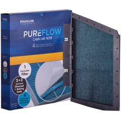 Premium Guard PUREFLOW front view showing clean pleated filter and fit