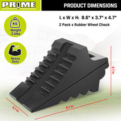 Prime 1 molded rear handle and side profile for easy carry and quick removal benefit