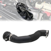 Priprilod front view of intercooler outlet tube showing clean fit and OEM replacement benefit