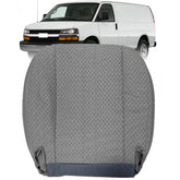Priprilod front view of #93G seat cover showing factory fit and restored look
