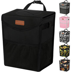 Pritent front view with closed lid showing tidy, odor controlled storage