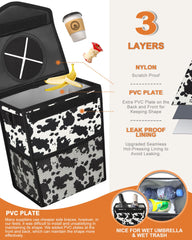Pritent interior PEVA lining showing easy-clean leakproof protection