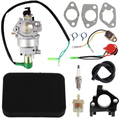 Pro Chaser carburetor front view showing mounting flanges and ports for accurate fit