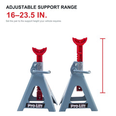 Pro-LifT pin lock and handle lock detail showing dual locking safety