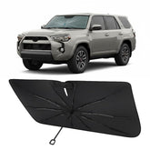 Proadsy 4Runner front view installed shows full windshield coverage and sunblock benefit