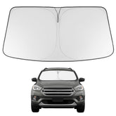 Proadsy front view showing full windshield coverage and heat reflection benefit
