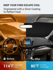 Proadsy installed in a Ford Escape demonstrating easy placement and comfort