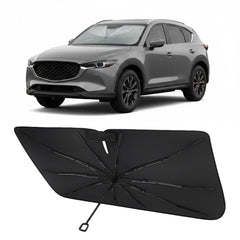 Proadsy front packaging showing Mazda CX-5 tailored fit and quick setup benefit