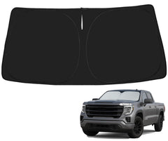 Proadsy front view of shade showing full windshield fit and better coverage
