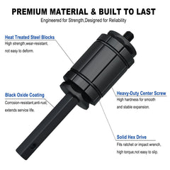 Prokomon close-up of tapered mandrel showing smooth finish for controlled pipe spreading