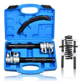 Prokomon front packaging showing full compressor kit and durable case for easy transport