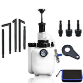 Prokomon front view of packed kit showing complete contents and portability benefit