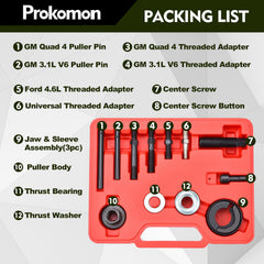 Prokomon adapter pieces detail showing multiple sizes for versatile vehicle fitment benefit