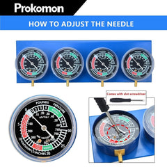 Prokomon brass threaded extension detail for secure carburetor port connection