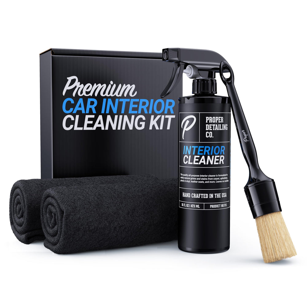 PROPER DETAILING CO. front packaging showing full kit and benefits