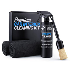 PROPER DETAILING CO. front packaging showing full kit and benefits