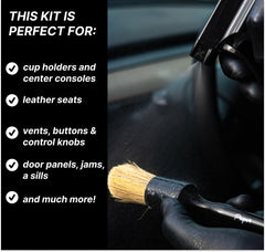 PROPER DETAILING CO. microfiber pad applying cleaner without streaks