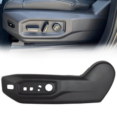Prosentuo front view of driver seat panel showing clean fit and restored appearance