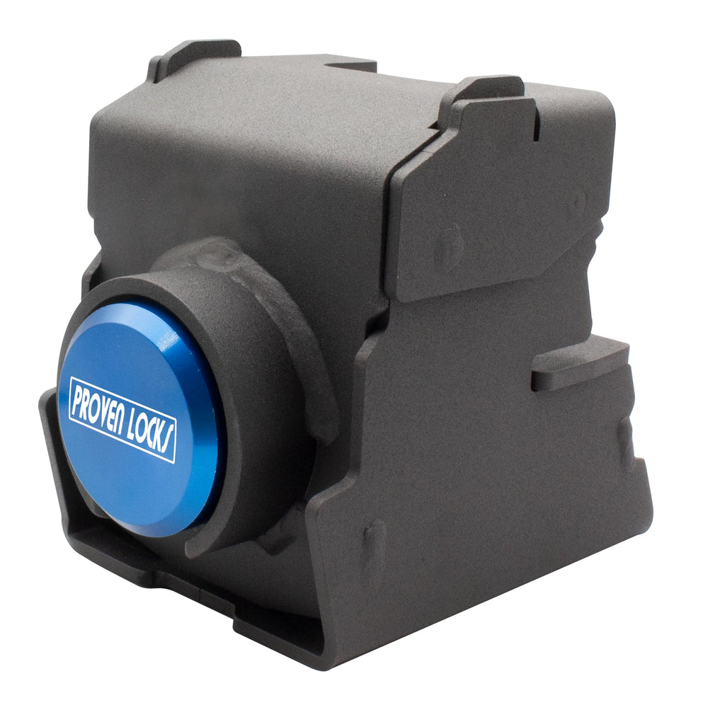 Proven Industries Model 2516 front view showing heavy-duty construction and security benefit