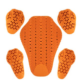 PSLER back protector front view showing coverage and safety