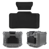PSLER front view of black PU backrest showing sleek silhouette and comfort