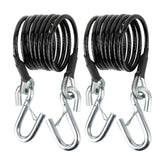 PSLER front pack showing 84in safety cables and 2-piece kit benefit
