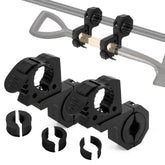 PSLER front view of paired clamps showing secure fit and compact design