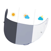 PSLER visor front view showing precise fit and instant benefit